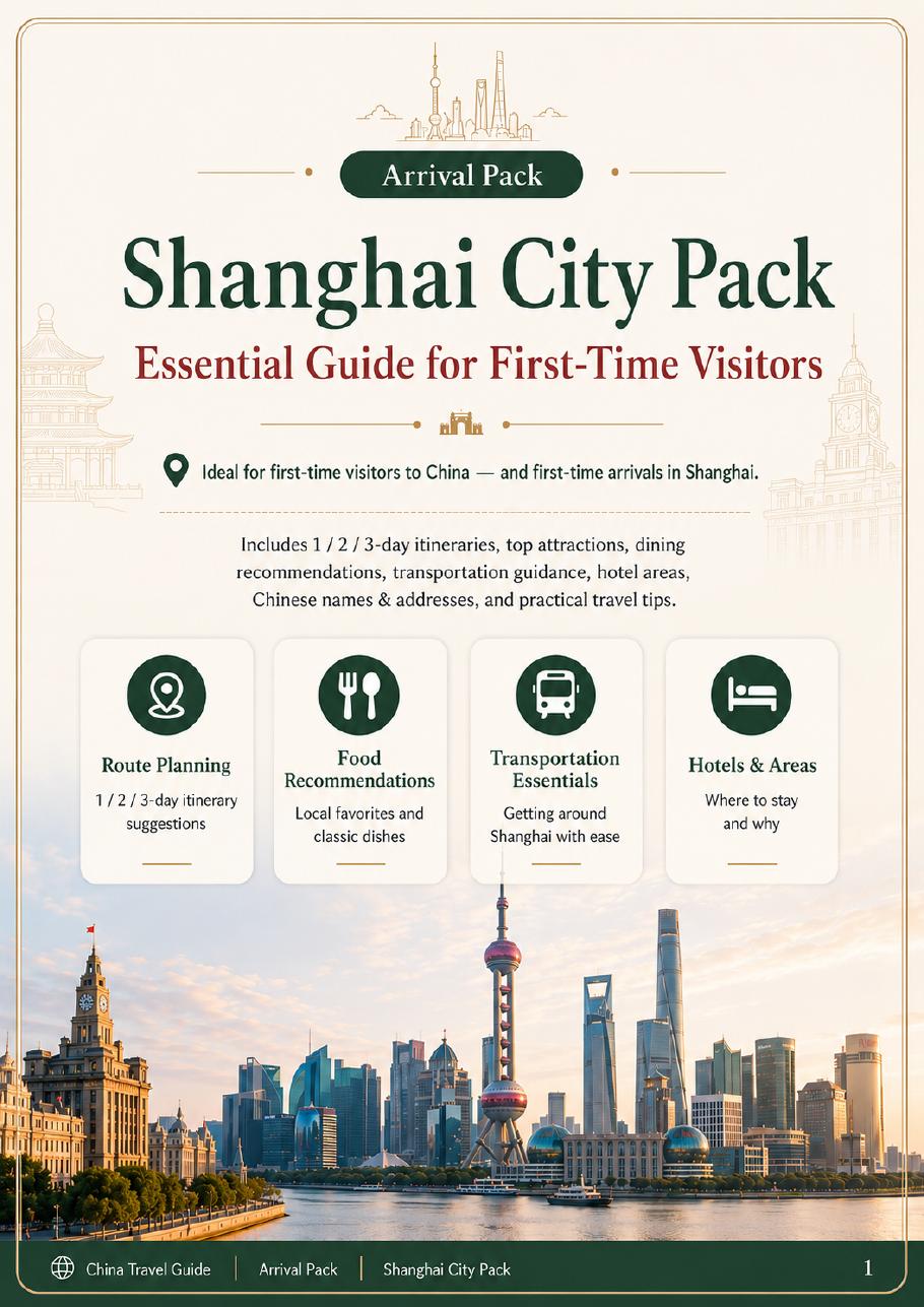 Sample page from the Shanghai City Pack PDF