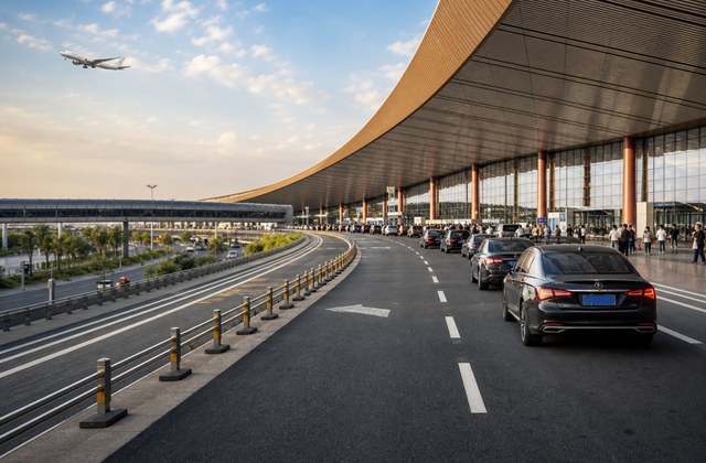 Beijing transport hub illustration
