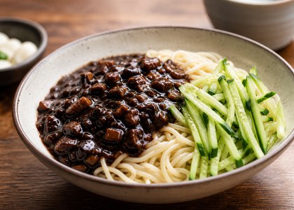 Local noodle dish representing Xi'an food guide