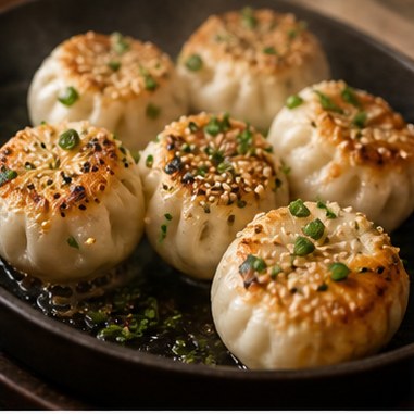 Shanghai shengjianbao pan-fried buns